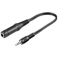 Goobay 50470 - Klinke 3,5 mm Stecker (3-Pin, stereo)