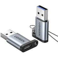 UGREEN 50533 Kabeladapter USB A USB C Silber
