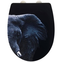 Wenko WC-Sitz Elephant mit Relief-Oberfläche