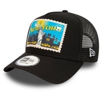 New Era New York Postcard Patch Black A-Frame Adjustable