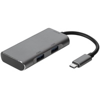 Deltaco USB 3.1 Gen 2 hubb 2xUSB-C 2xUSB-A spc