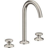 Hansgrohe Axor One 3-Loch Waschtischarmatur Select 170 Push-Open Ablaufgarnitur