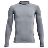 Under Armour HG Armour Mock LS steel black S