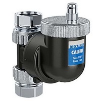 CALEFFI Discal Mikroblasenabscheider SLIM 551806 1" IG, Kunststoff-Gehäuse