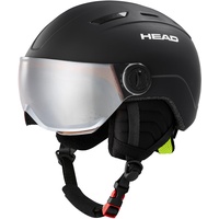 Head Unisex Youth MOJO/Maja Visor Skihelmet Skihelm, schwarz, XS/S