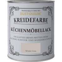 RUST-OLEUM Kreidefarbe Küchenmöbellack Winter-Grau matt 750 ml