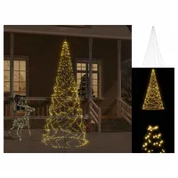 VidaXL LED-Weihnachtsbaum Warmweiß 500 LEDs 300 cm