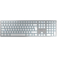 Cherry KW 9100 Slim for Mac silber, USB/Bluetooth, FR