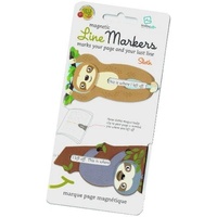 Bookchair Line Markers (Sloth/Faultier) | Magnetische Lesezeichen | 2er