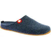 Living Kitzbühel Filzpantoffel SCHWEIZER KREUZ Midnight Navy