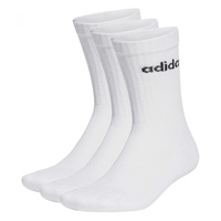 Adidas Linear Crew Cushioned Socken 3er Pack White /