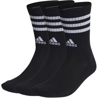 Adidas 3-Streifen Cushioned Crew Socken 3 Paar Black /