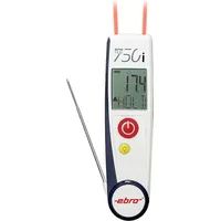 EBRO TLC 750i-V2 Infrarothermometer und Einstichthermometer (HACCP) -50 -