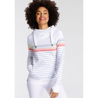 KangaROOS Kapuzensweatshirt KANGAROOS, Damen, Gr. 52/54 (XXL), blau (weiß,
