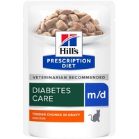 Hill's Prescription Diet m/d mit Huhn Katzenfutter nass