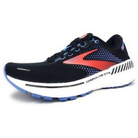 Brooks Adrenaline GTS 22 Damen black/lake blue/coral 39