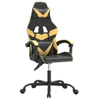 VidaXL Gaming-Stuhl Schwarz und Golden Kunstleder Modell 6