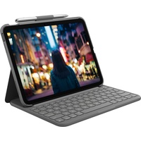 Logitech Slim Folio - keyboard and folio case -