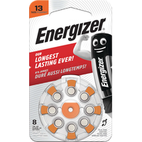 Energizer EN 8X13 - Hörgerätebatterie, Zink-Luft, 7.9x5.4 mm, Aid