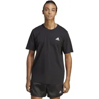 Adidas Essentials Single Jersey Embroidered Small Logo Tee black