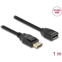 DeLock DisplayPort 1.2 Verlängerungskabel 4K 60 Hz 1 m