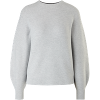 S.Oliver Damen Strickpullover, Langarm, Viskosemix Einfarbig, Grey, Größe 46