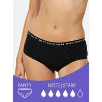 NUR DIE Periodenunterwäsche Alles Geregelt Panty normal - schwarz