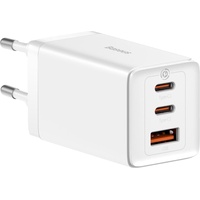 Baseus GaN5 Pro 3 Ports Fast Charger 65W weiß