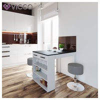 Vicco Bartisch Repose Stehtisch Loungetisch Tresentisch Tisch Küchentisch Regal