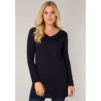 Base Level Longpullover »BAS-YOLA-LONG-PULLOVER«, Gr. 44, dark blue, ,