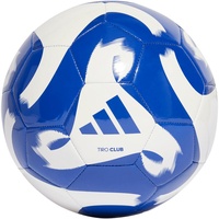 Adidas Unisex Ball (Machine-Stitched) Tiro Club Football, White/Team Royal