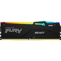 Kingston FURY Beast RGB schwarz DIMM Kit 64GB, DDR5-5200,