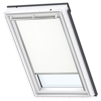 VELUX Verdunkelungsrollo solar DSL CK02 1025SWL Weiß Schiene weiß