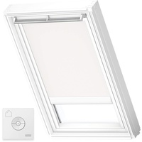 VELUX Verdunkelungsrollo solar DSL S08 1025SWL Weiß Schiene weiß