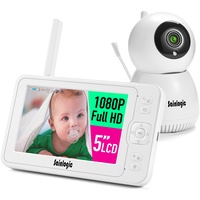 Sainlogic Video Babyphone mit Kamera, Babyphone für den Innenbereich,