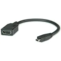Roline High-Speed-HDMI-Kabel mit Ethernet 0,15m (11.04.5584)