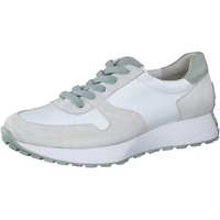 Paul Green Damen SUPER Soft Frauen Low-Top Sneaker,Weiß/Mint (Ice.White.Peppermint),38.5