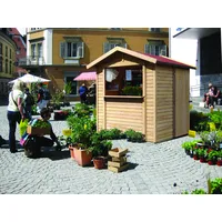 KARIBU Gartenhaus »Marktstand«, Holz, BxHxT: 290 x 241 x