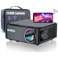 WIMIUS Beamer, Full HD 1080P 28000 Lumen Beamer 5G