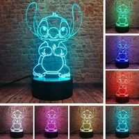 ZTZK Stitch Lampe, Lilo Und Stitch- 3D LED Stitch