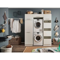 Laundreezy "LAUNDREEZY LDLK3", weiß, B:167,5cm H:200cm T:67,5cm, Holzwerkstoff, Kastenmöbel-Sets,