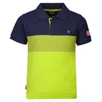 TROLLKIDS Eikefjord Kurzarm-poloshirt - Green Lizard / Mystic Blue