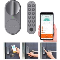 VisorTech Türschlossantrieb mit PIN-Code, Fingerabdruck-Sensor, Bluetooth, App