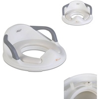 Moni Toilettenaufsatz Toilettensitz Orbit mit Griffe, anatomischer Sitz, Adapter