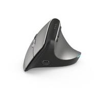 Hama EMW-700 Vertical Ergonomic Multi Device Mouse, grau/schwarz, USB/Bluetooth