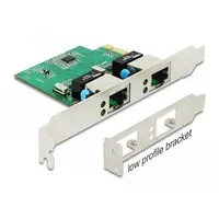 DeLock 2x RJ-45 LAN-Adapter, PCIe 2.0 x1 (89999)