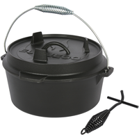 El Fuego Dutch Oven 7,3 l Deckel 1,7 l