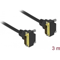 DeLock 85899 DVI-Kabel 3 m DVI-D Schwarz