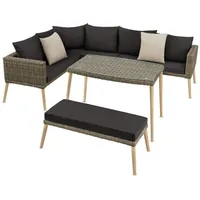 Tectake Rattan Lounge Pula natur