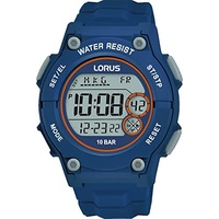 Lorus Herren Digital Quarz Uhr mit Silikon Armband R2331PX9